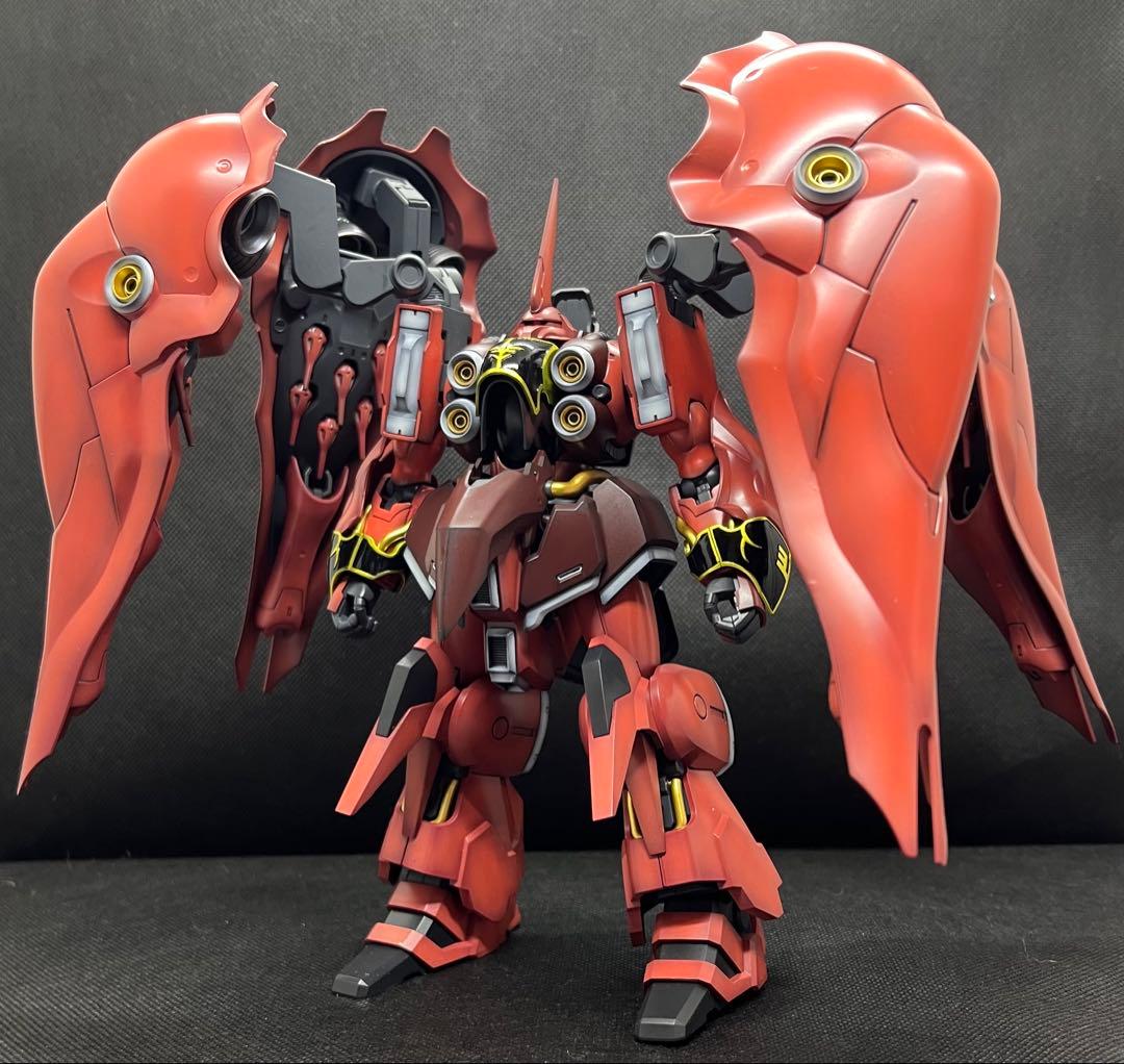 HGUC クシャトリヤ 赤い彗星イメージ塗装済完成品　おまけ付き