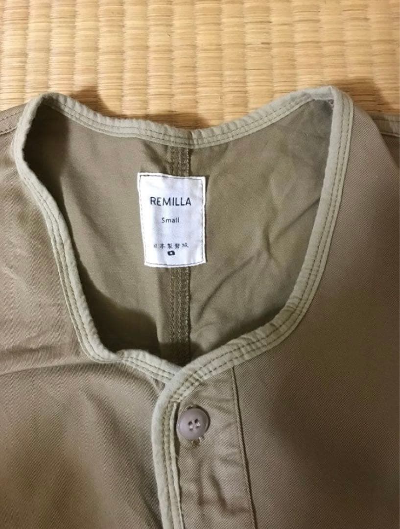 美品remillaレミーラ ボートスモック つなぎ希少S サイズ　オーバーオール