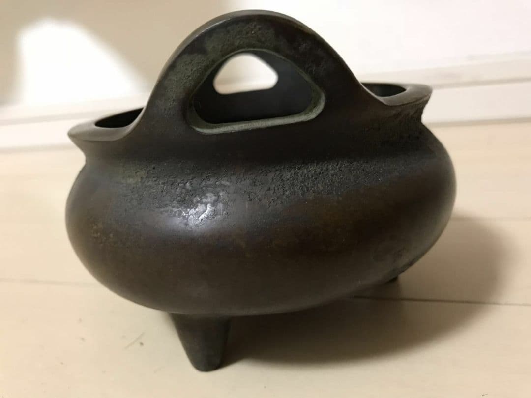 香炉 宣徳　時代保証