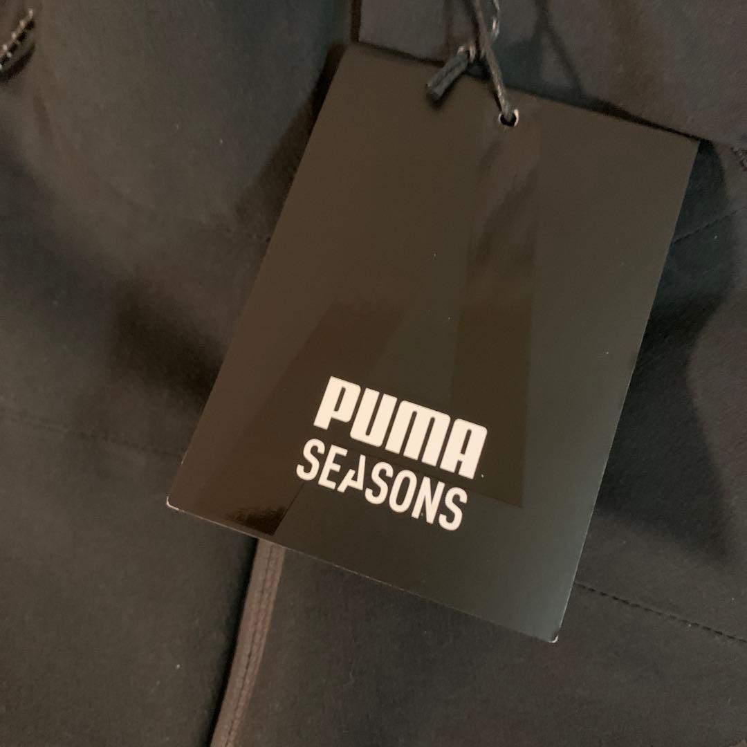 プーマ　シーズンズ　レインセル　上下　ブラック