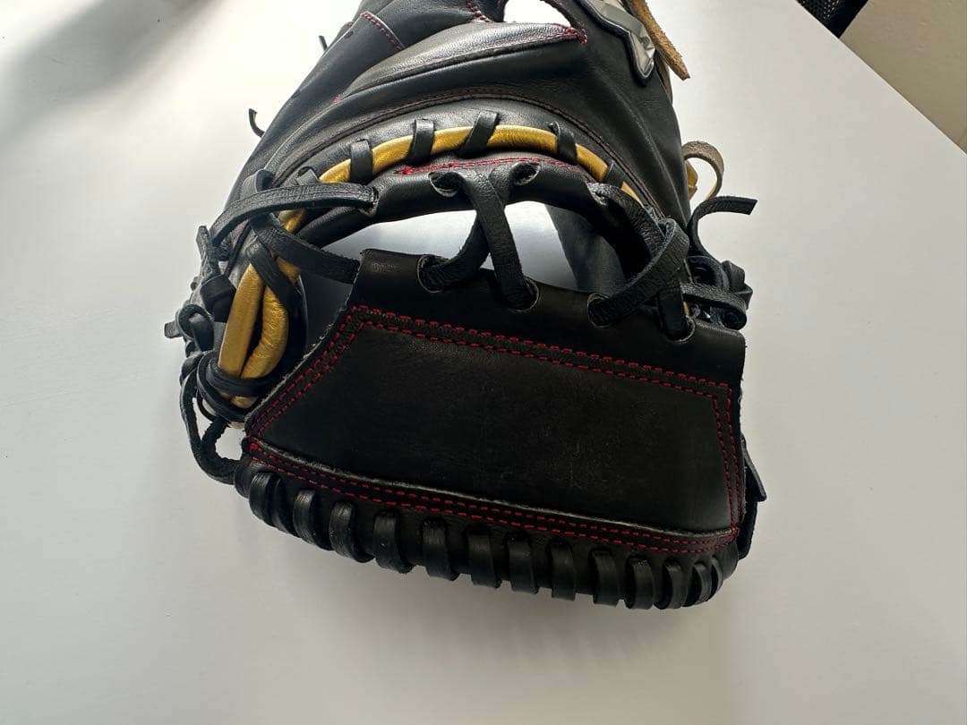 ハタケヤマ 左投げPRO-M62 ブラック/イエロー 軟式キャッチャーミット