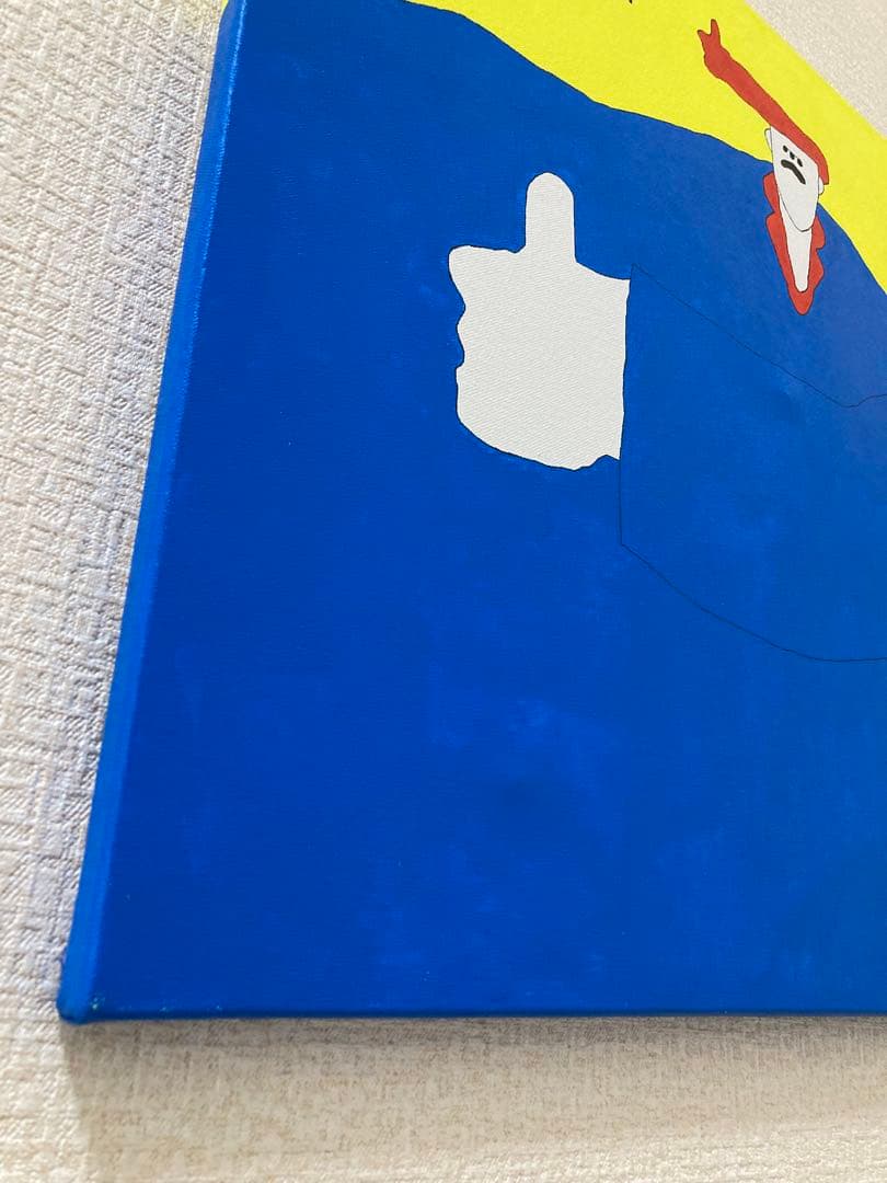 あ*ん様 現代アート アクリル画 絵画　原画　\"hair is good\"