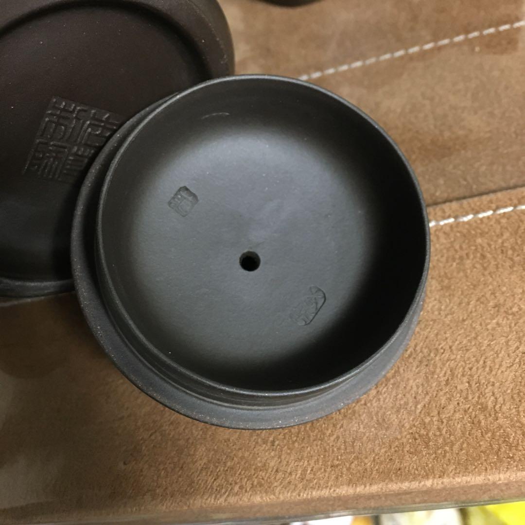 中国茶器　中国宜興　紫砂　朱泥　急須　茶壺　湯呑　菓子皿　骨董品　コレクション