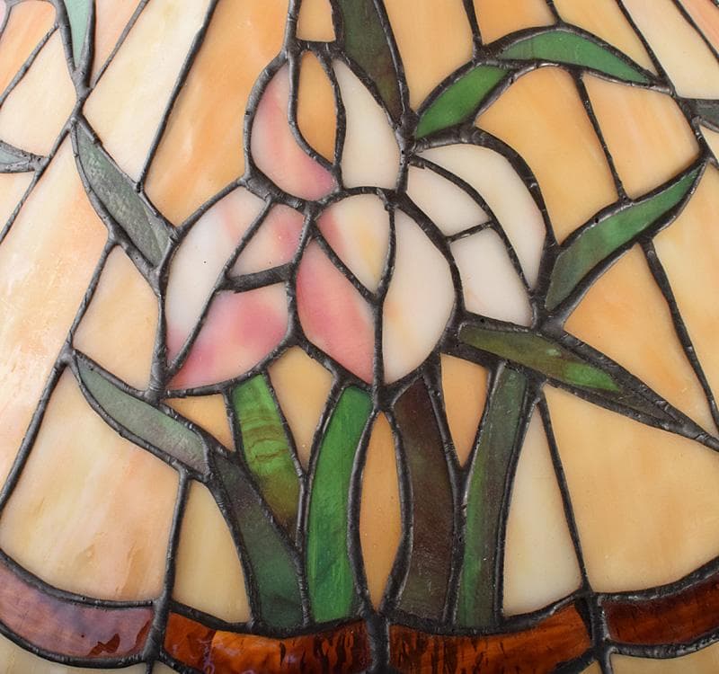 アンティーク　ステンドグラス　ランプ　スタンド M　R4104C