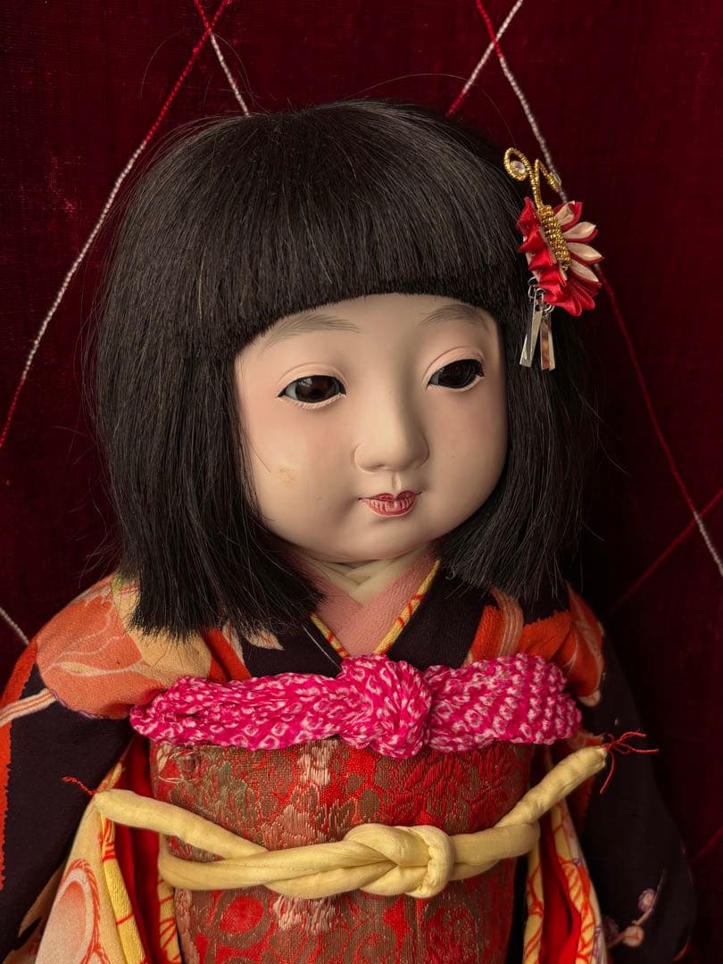 市松人形　東玉　大丸寿印　日本人形　和人形　ビスクドール