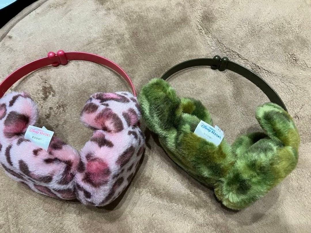 ディズニーイヤーマフ レオパード、迷彩