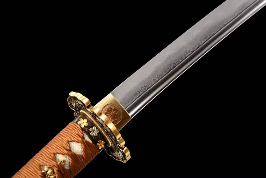 26寸模様鋼焼刃三色研磨真横手武士刀『知秋』武具　刀装具　日本刀　模造刀 居合刀