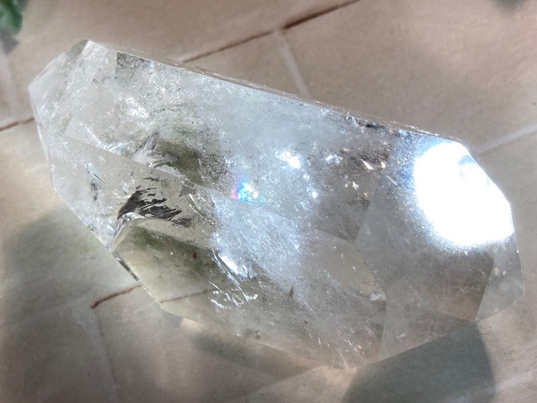 レインボークォーツ✨　エンジェルブレッシング　クリスタル　水晶　ダブルポイント