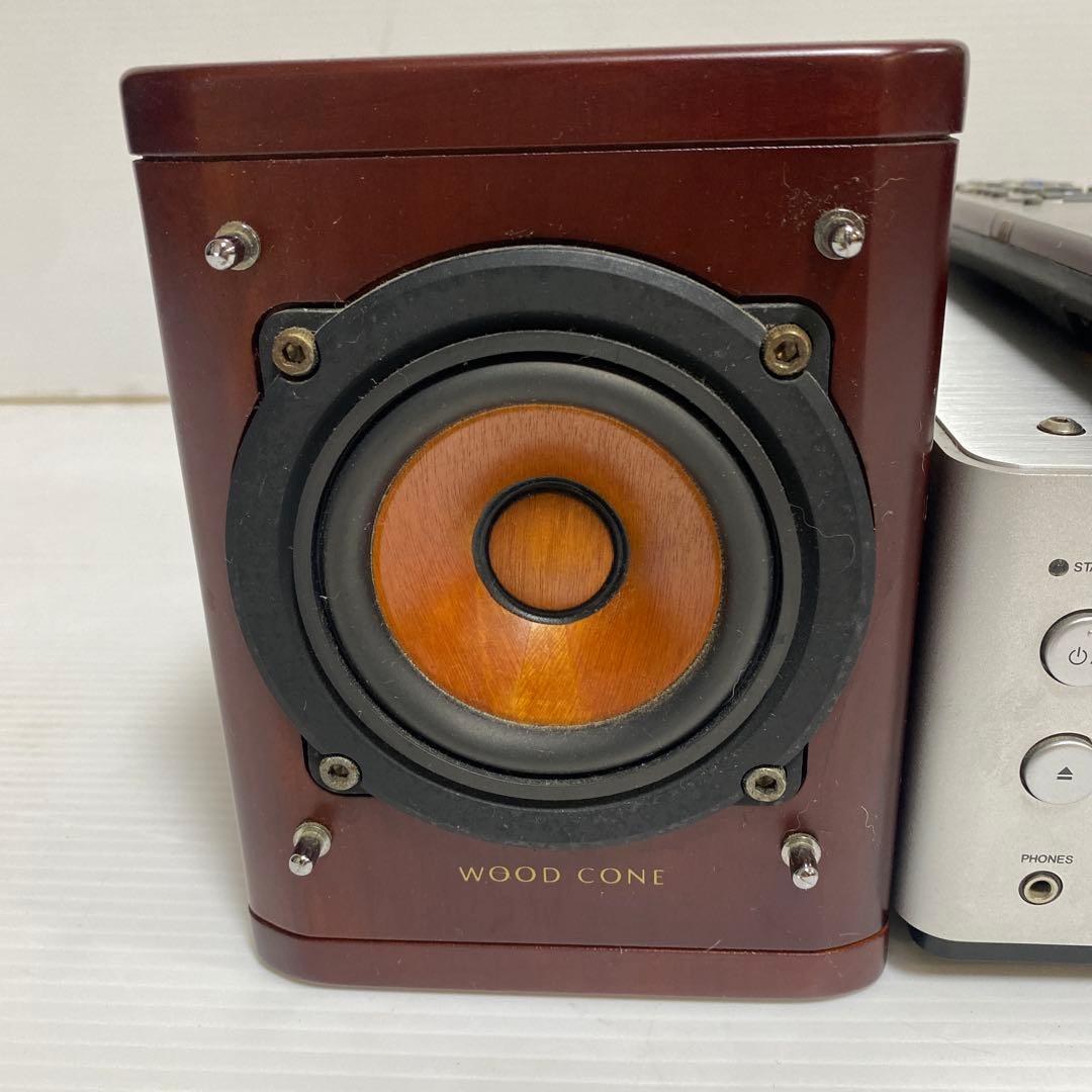 訳あり ビクター EX-AK1 ウッドコーン DVD ミニコンポ 音響機器