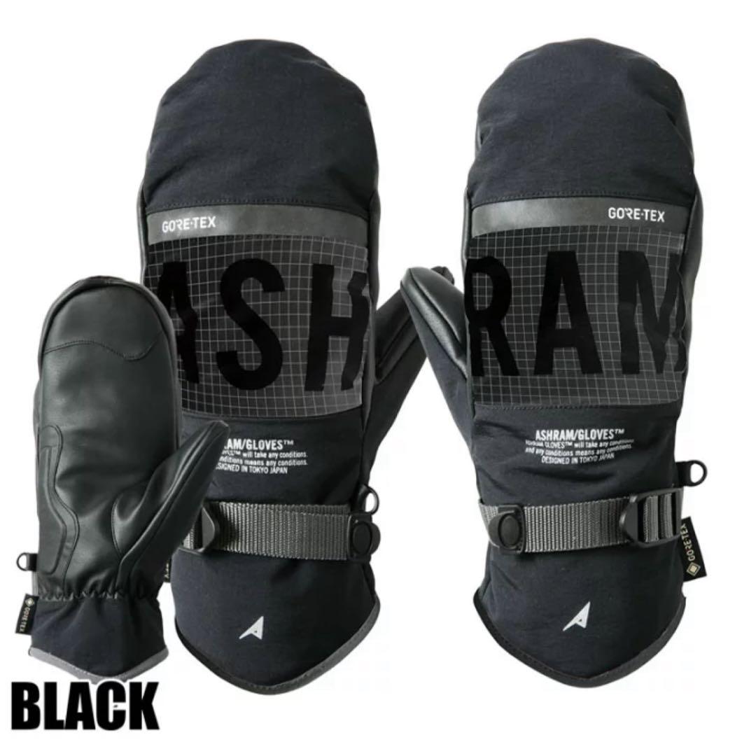 【新品】24-25 ASHRAM DGMA スノーボード ミトングローブMサイズ