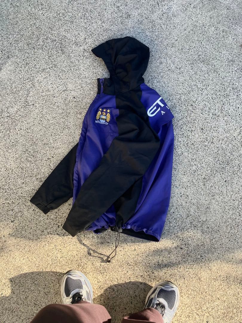 【希少】UMBRO×マンチェスターシティ/フード付きジャケット/ジャージ/M