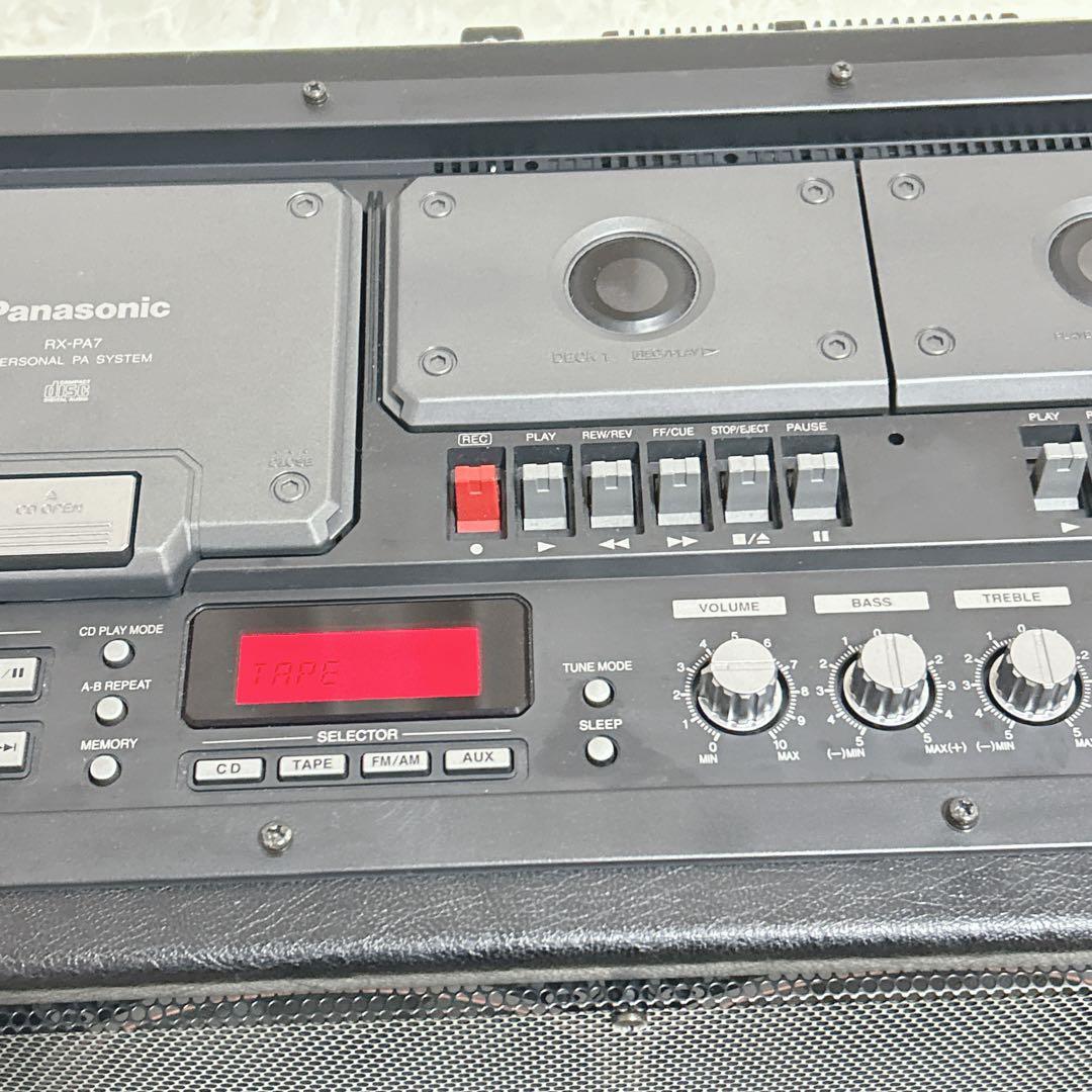 極美品　PANASONIC パナソニック RX-PA7 CDラジカセ　希少