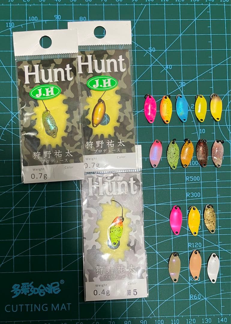 ハント19個セット　0.7g 12枚　0.4g 7枚 ニュードロワー Hunt