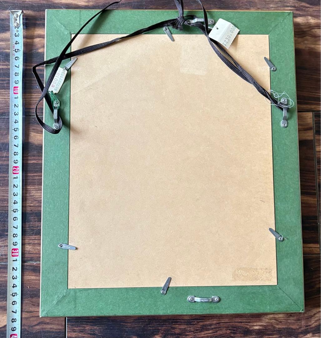 宝石 仏画「千手観音」額装 仏画 仏絵 F