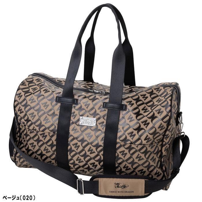 ★新品★ダンスウィズドラゴン★モノグラムプリントボストンバッグ★BE