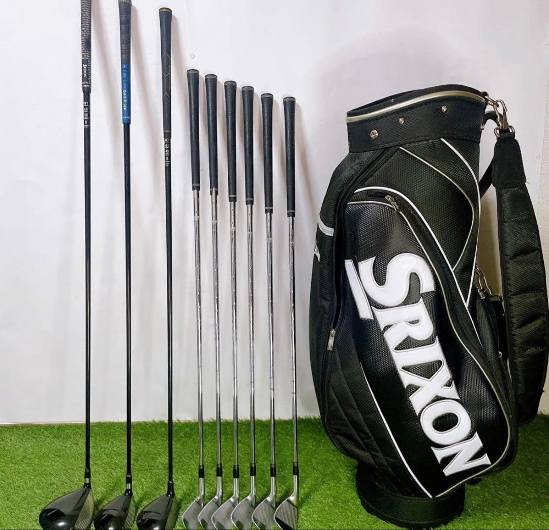 ゴルフクラブセット　スチールシャフト　スリクソン