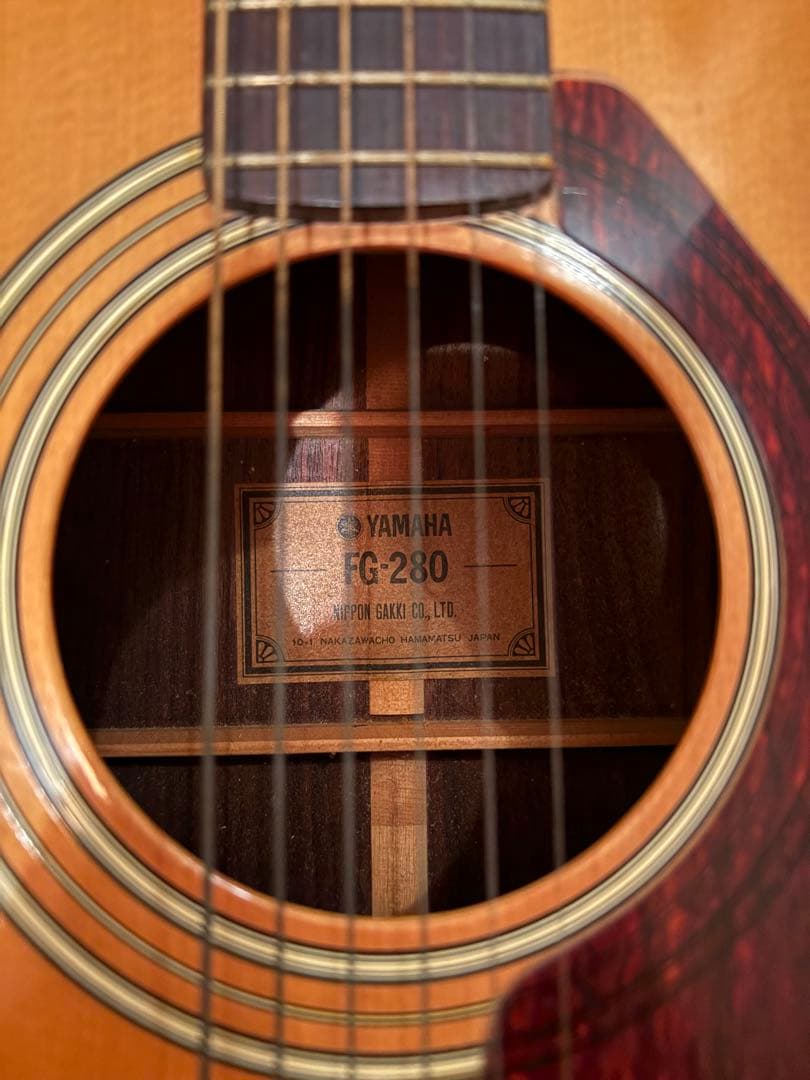 ヤマハ FG-280 グリーンラベル ハードケース付 YAMAHA ヴィンテージ