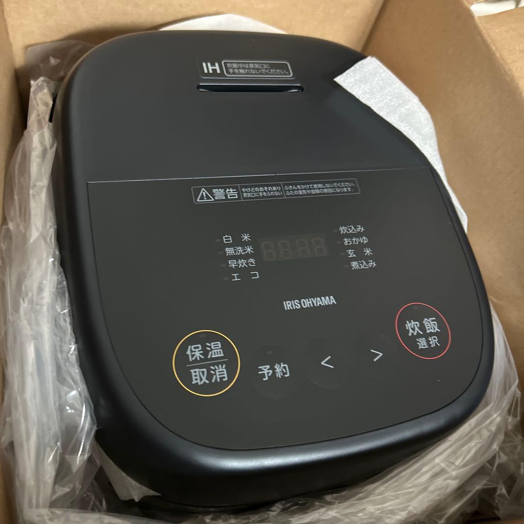 IRIS OHYAMA IHジャー炊飯器 KRC-INA50-B