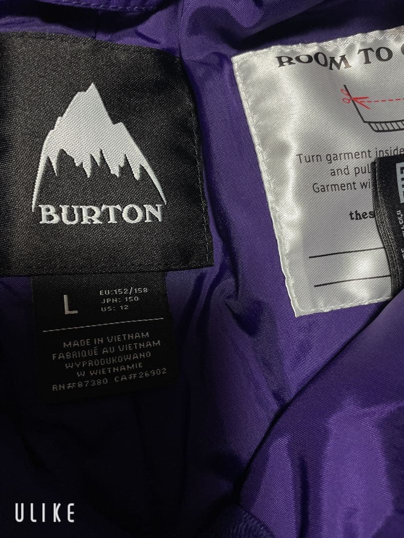 【BURTON】 スノーボードウェアー キッズ150 Lバートン　上下セット