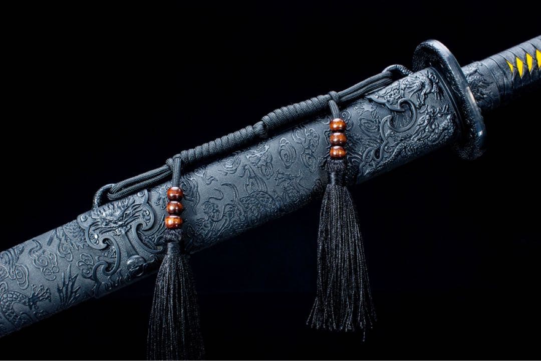 龍鳳墨龍 美術刀 模擬刀 日本刀 模造刀 鑑賞用 武具