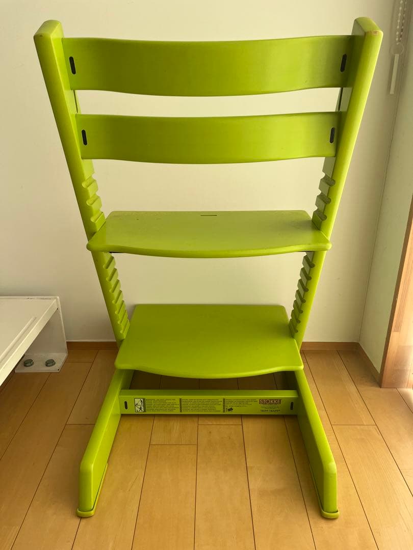 STOKKE TRIPP TRAPPトリップトラップ廃盤グリーンベビーセット付き