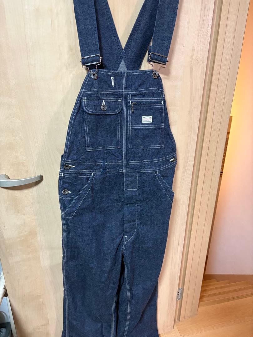 cootie オーバーオール　M インディゴ　デニム　パンツ