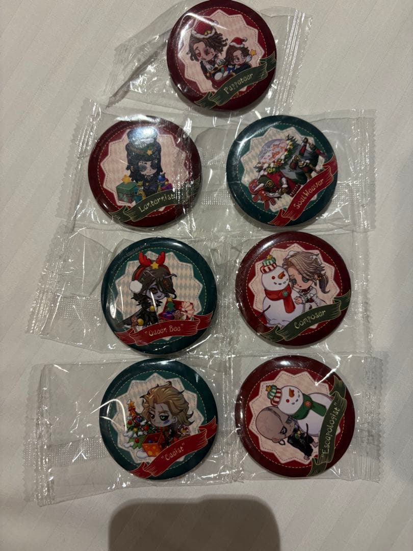 [未開封]第五人格IJL 秋季オフイベ脱出マスター　缶バッジ7個セット