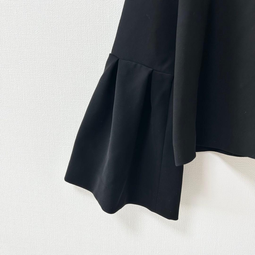 美品✨ヨーコチャン　フレアスリーブブラウス　ブラック　38
