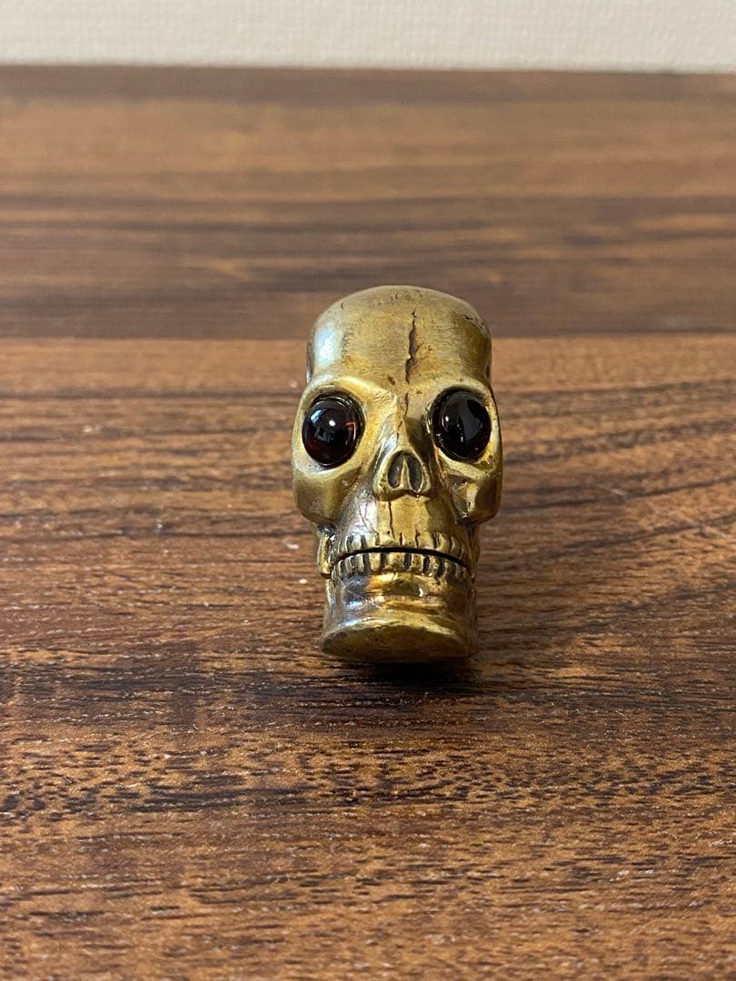 ビンテージ スカル マッチケース レア 珍品 デビル バイカー チョッパー