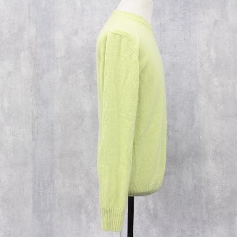 ◇良品 Loro Piana ベビーイエロー クルーネックニット カシミヤ