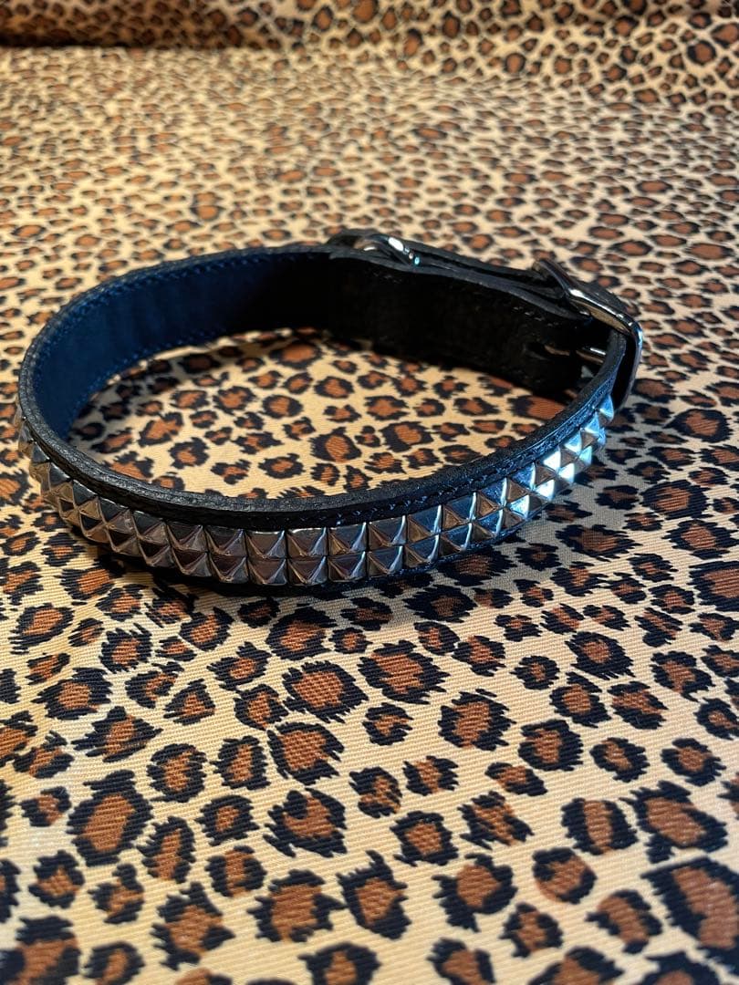 スタッズ　犬　首輪　小　ハーネス　本革