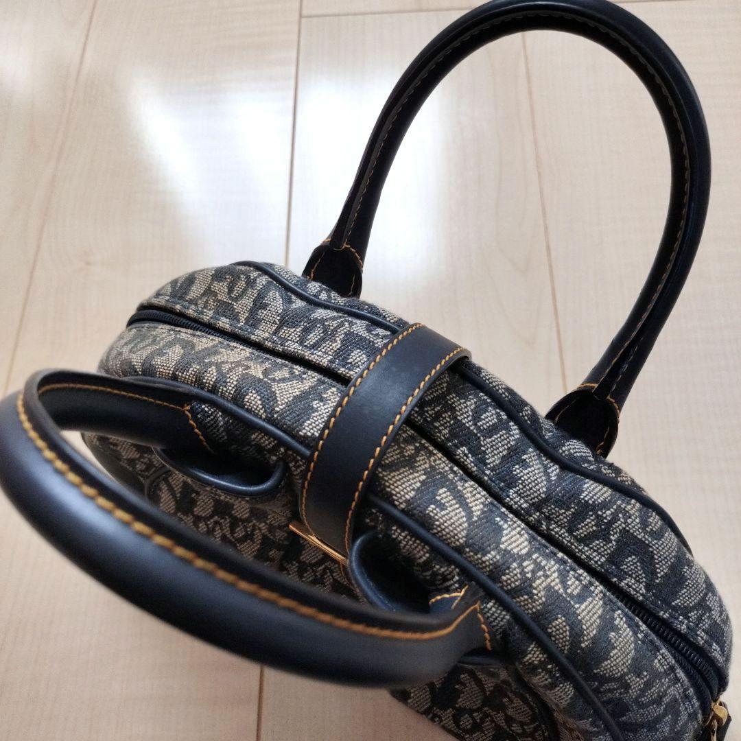 Dior ロゴ入りハンドバッグ ネイビー
