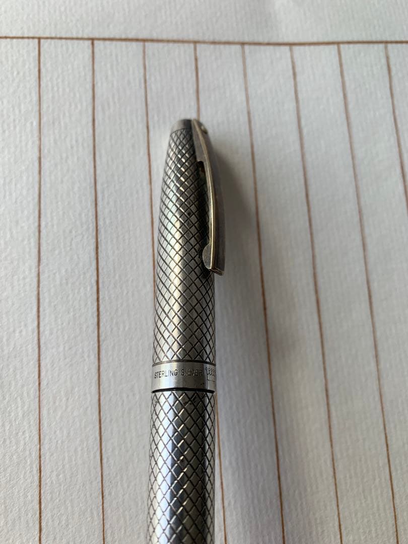 Sheaffer インペリアル シルバー万年筆 14K