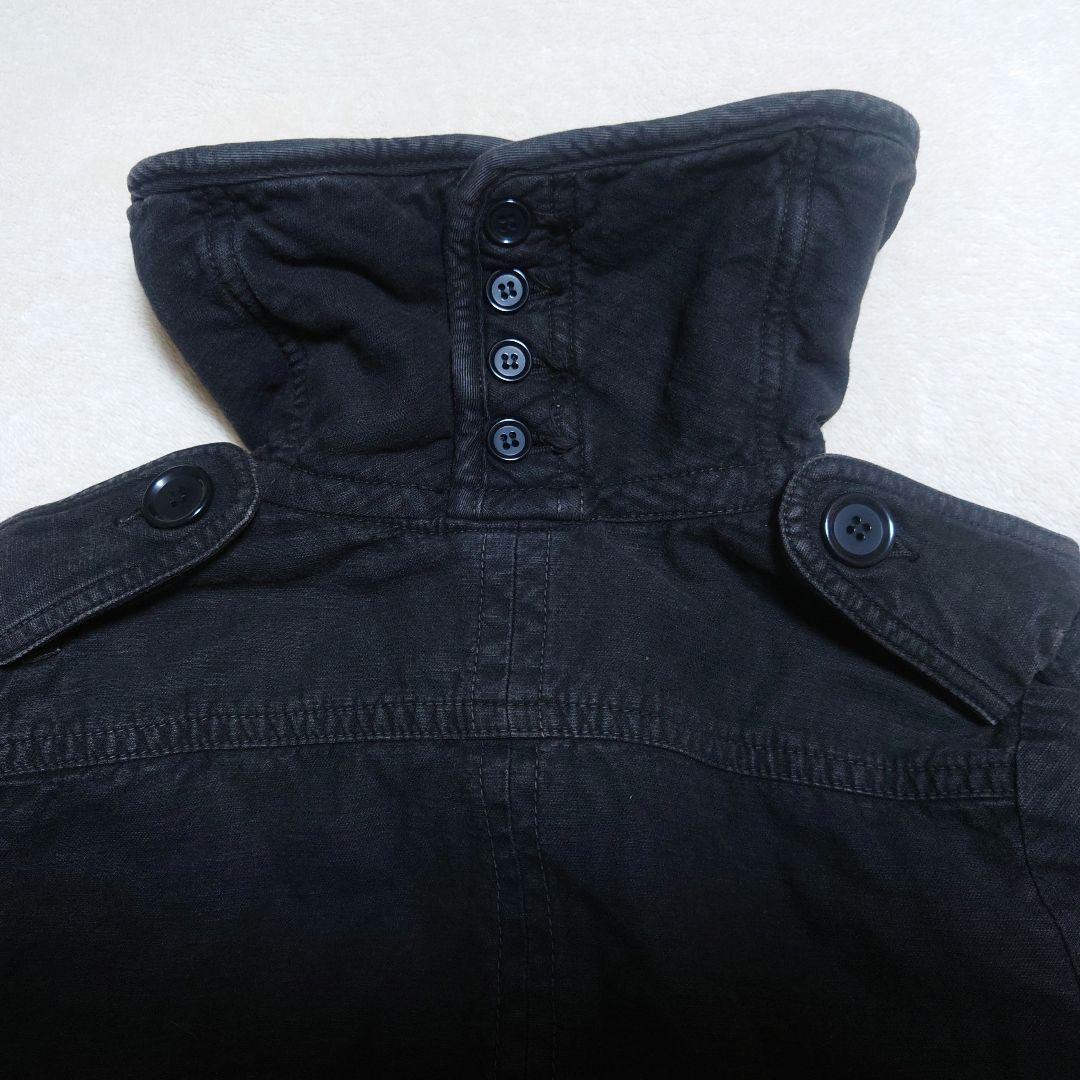 SHARE SPIRIT モッズコート スミクロ　ボア襟