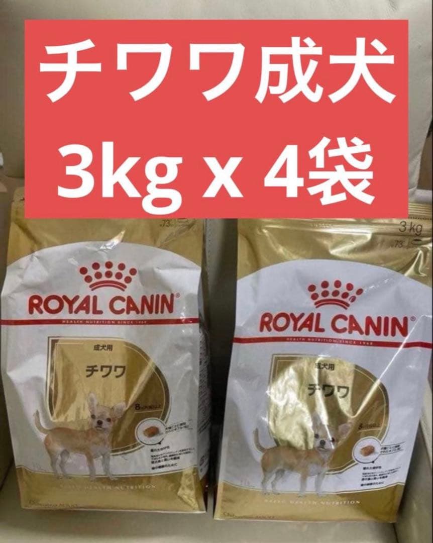  CANIN チワワ成犬 3キロ 4個セット