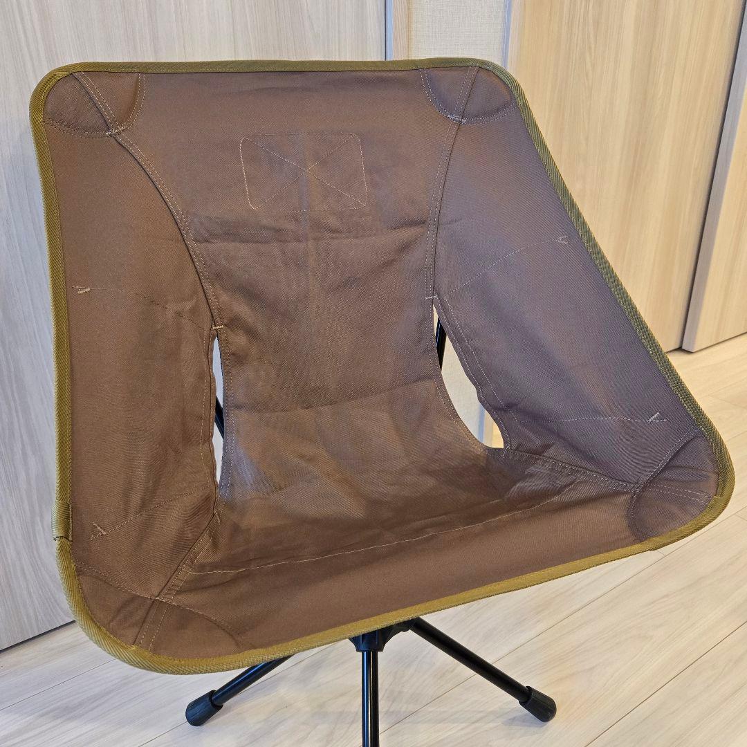 Helinox スイベルチェア ブラウン 収納バッグ付き