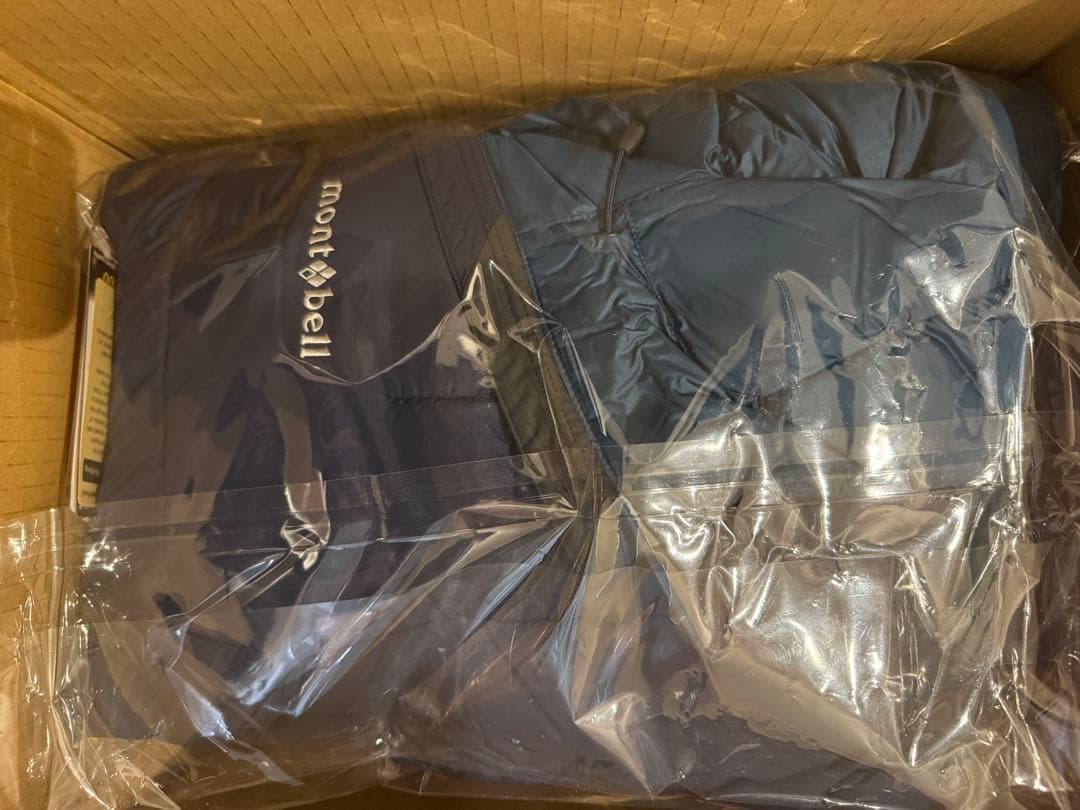 新品未使用　モンベル ネージュダウンパーカ ネイビー L 25FW