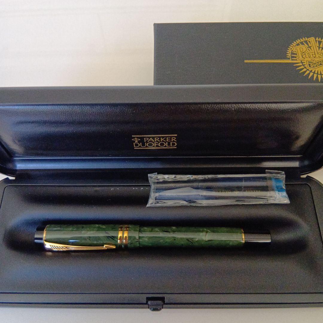 【未使用】Parker Duofold 万年筆 グリーン