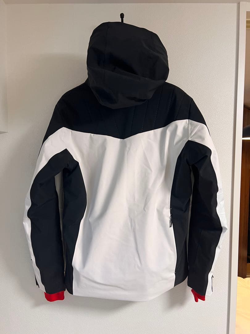 DESCENTE スキーウェア 上下女性用 ホワイト/ブラック/レッド　1回着用