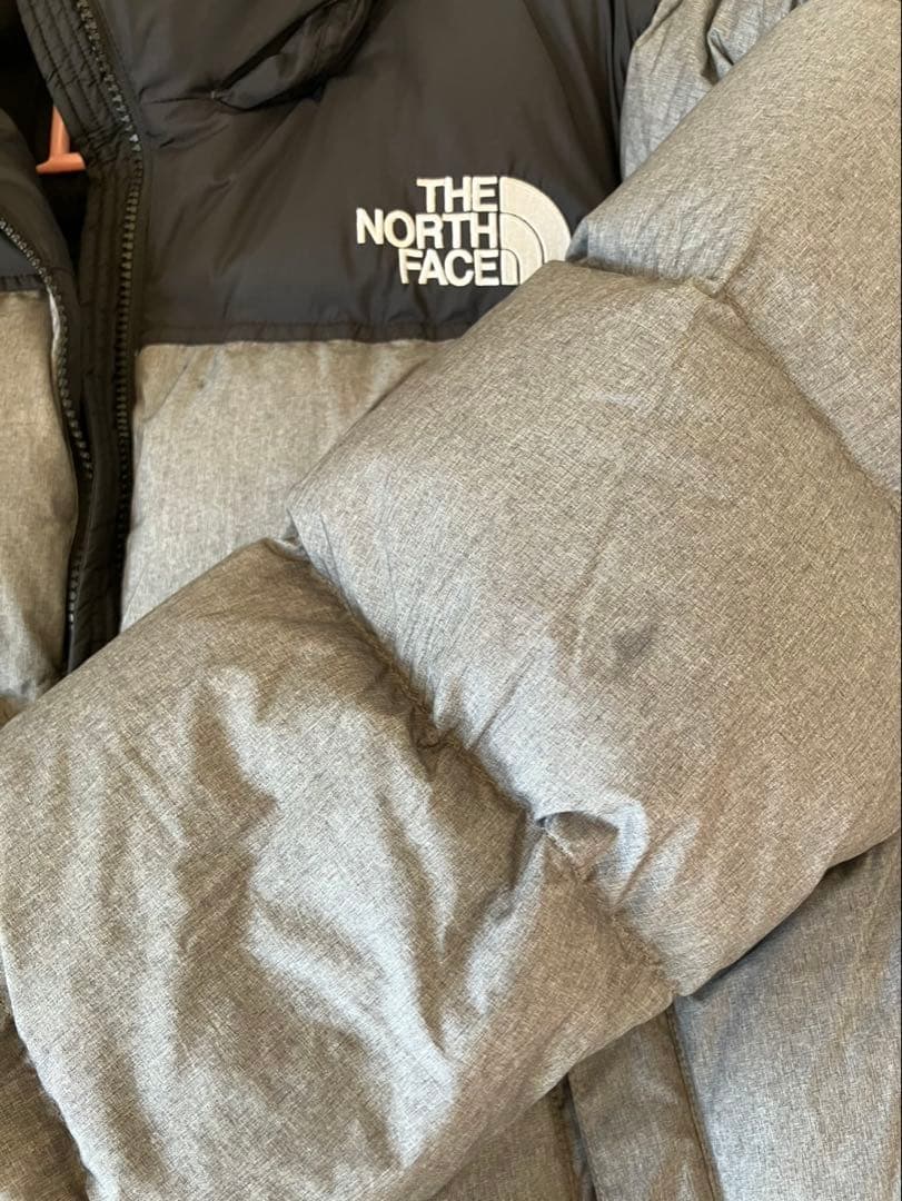 ノースフェイス ダウン ヌプシジャケット the north face グレー