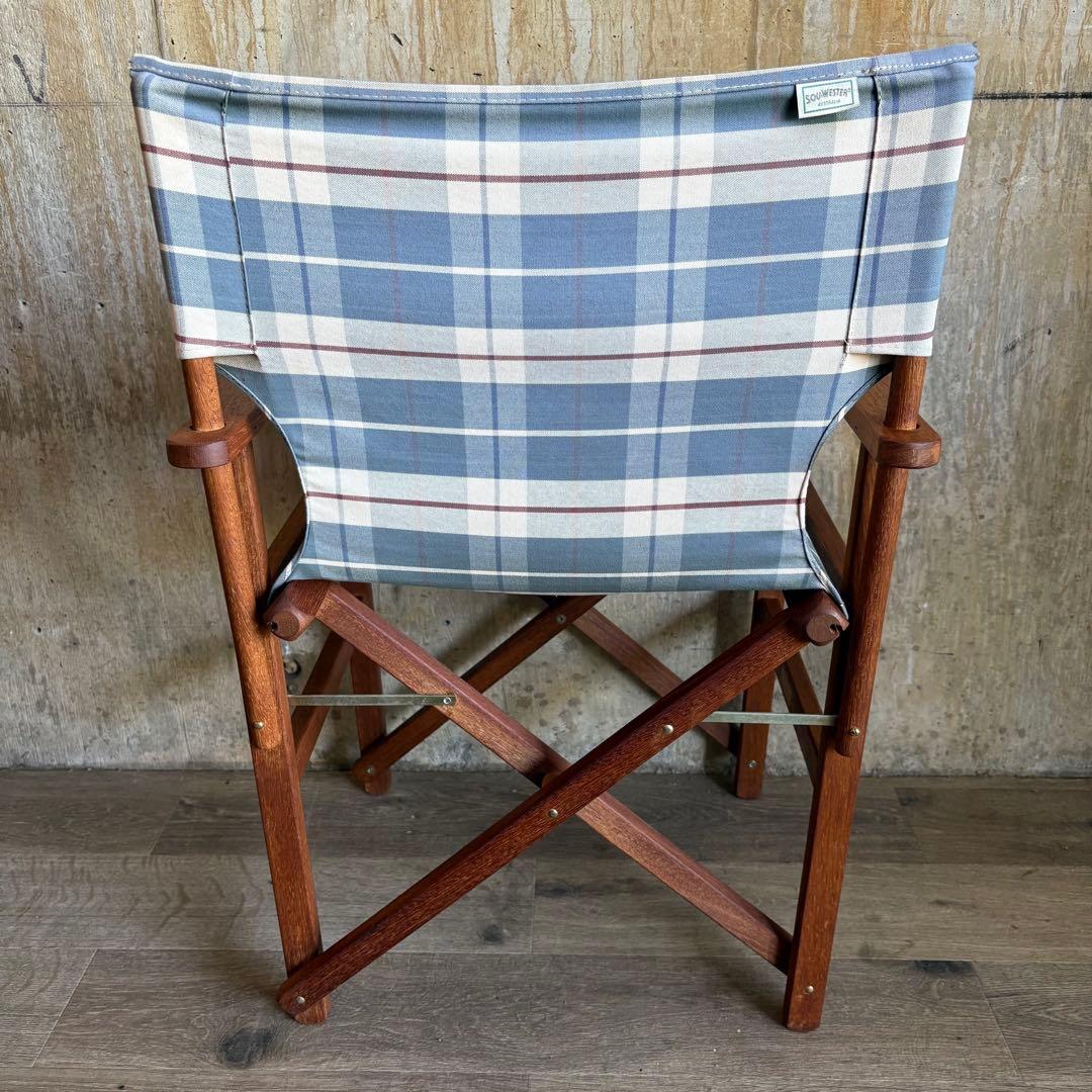 SOU WESTER ヴィンテージ ディレクターズチェア　チーク材　②