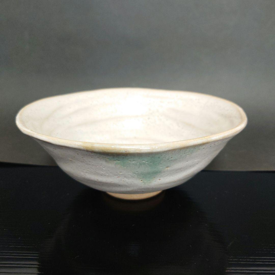 赤膚焼 二代 大塩昭山作　 抹茶茶碗 　平茶碗　茶道具