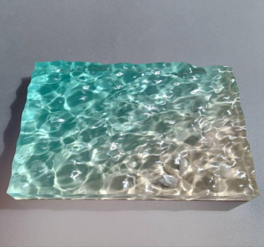 【 海のかけら No.2855 】エポキシレジン オーシャンアート レジンアート