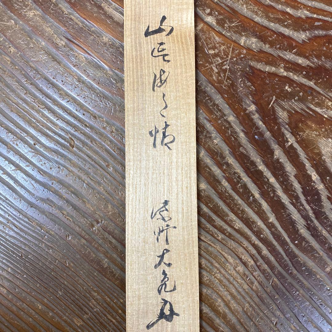 掛け軸 大徳寺 立花大亀作「山雲海月情」共箱 禅語 中島静好堂表具 茶掛