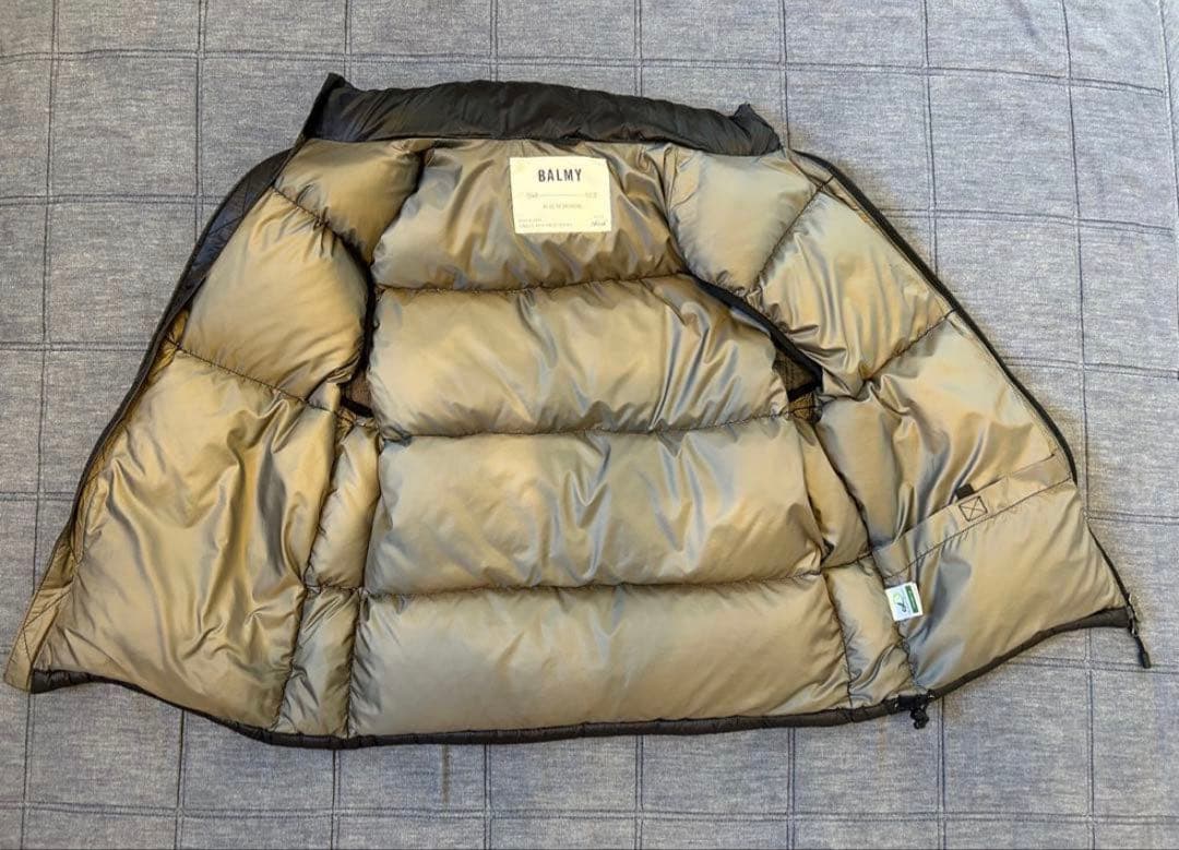BALMY NANGA ブラック ダウンベスト
