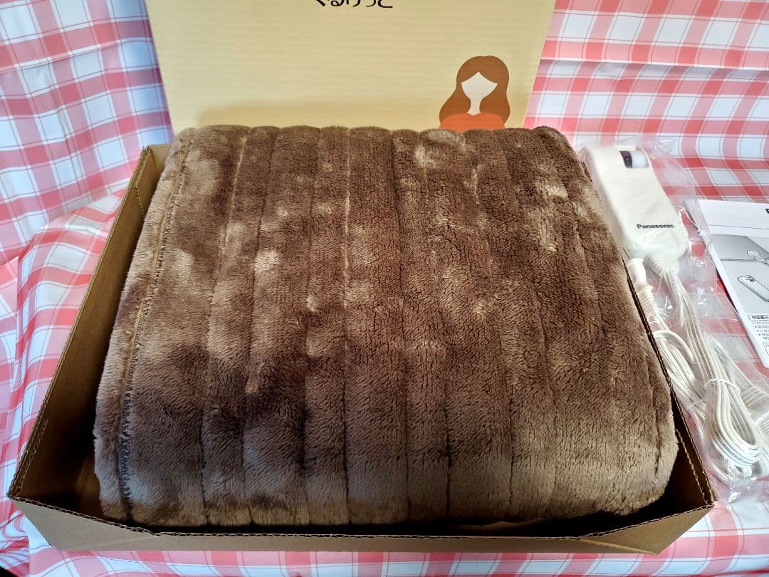 ❤️パナソニック❤️洗える電気ひざかけ/くるけっと❤️ブラウン❤️DC-H5-T