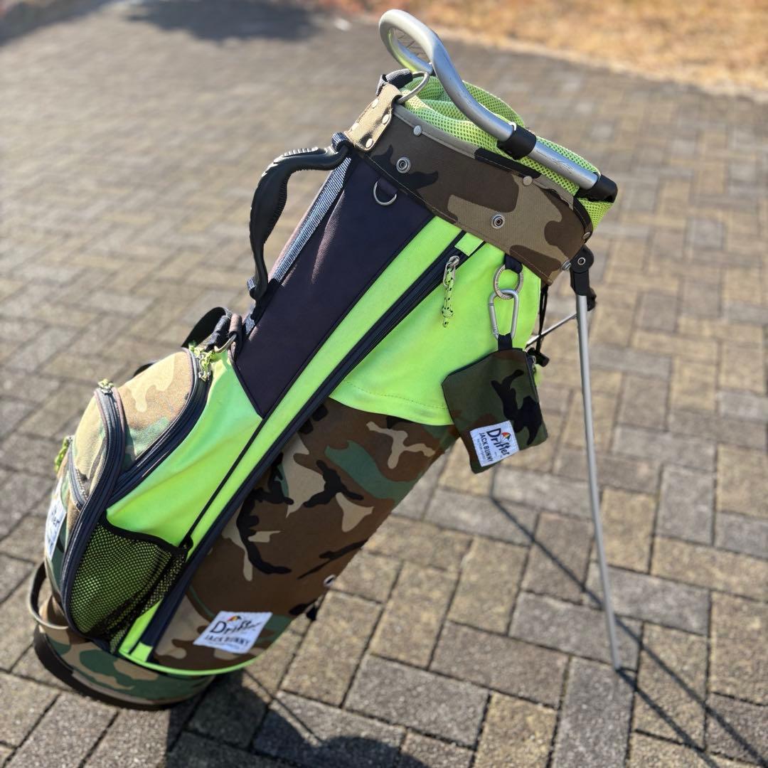 ジャックバニー Drifterコラボ パーリーゲイツ キャディバック 迷彩