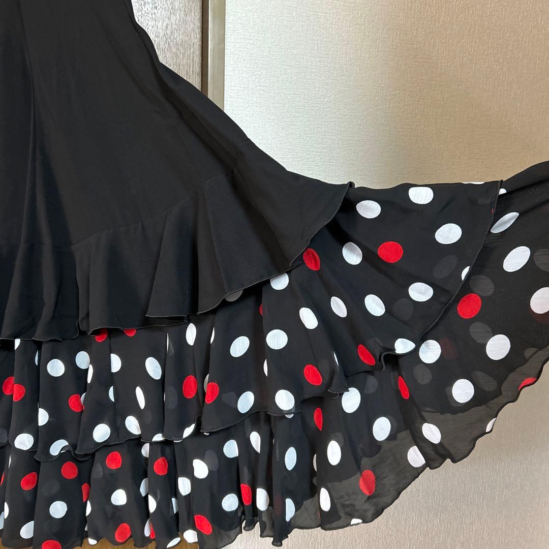 フラメンコ衣装 ツーピース アトリエあいあい Mくらい