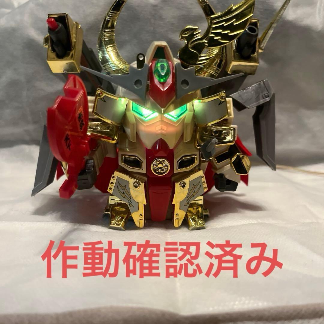 元祖SDガンダム 旧No.42 二代目頑駄無大将軍　当時物　作動確認済み