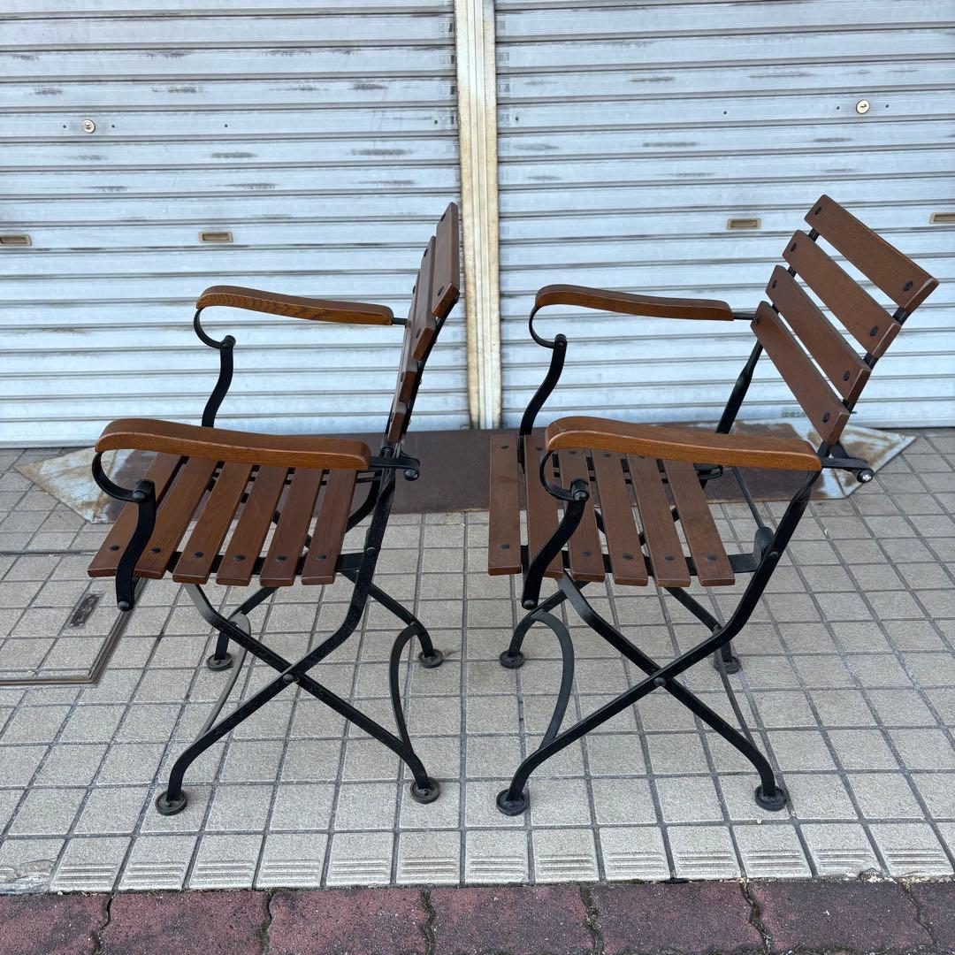 demar forge ガーデンテーブルセット　フォールディングチェア　折り畳み